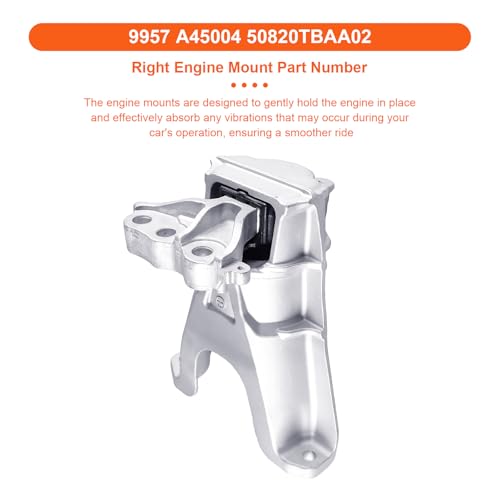 Engine Motor Mount Compatible with Honda Ciciv 2016-2021 L4 2.0L,Replacement for A45004 A45005 A45006 - size: 16-21 Honda Ciciv L4 2.0L