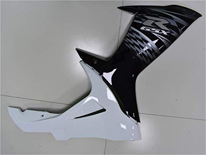 YTL White Black Full Fairing Fit for Suzuki 2011-2026 GSXR 600/750 - color: 016 White Black