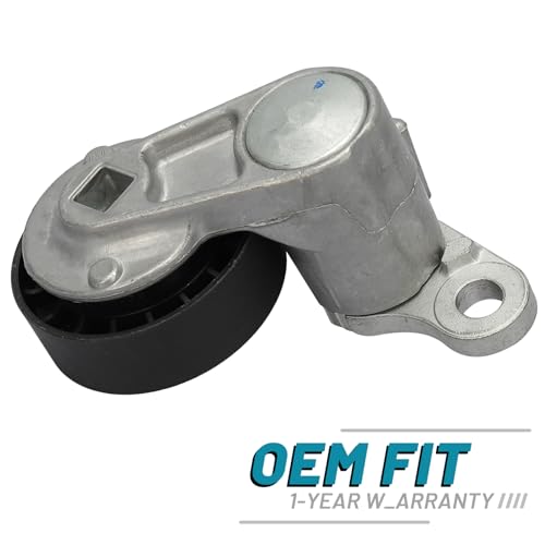 IRONTEK 12580196 Belt Tensioner Kit fit for Buick 2004-2007 Rainier, for Cadillac 2002-2006 Escalade, for Chevrolet 2002-2006 Avalanche 1500, for GMC 2003-2008 Savana 1500#38159 - size: 12580196