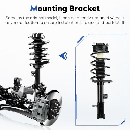 Front Struts Assembly Fit for Dodge Avenger 2008-2014 (2.4L Sedan FWD)