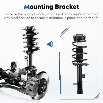 Front Struts Assembly Fit for Dodge Avenger 2008-2014 (2.4L Sedan FWD)