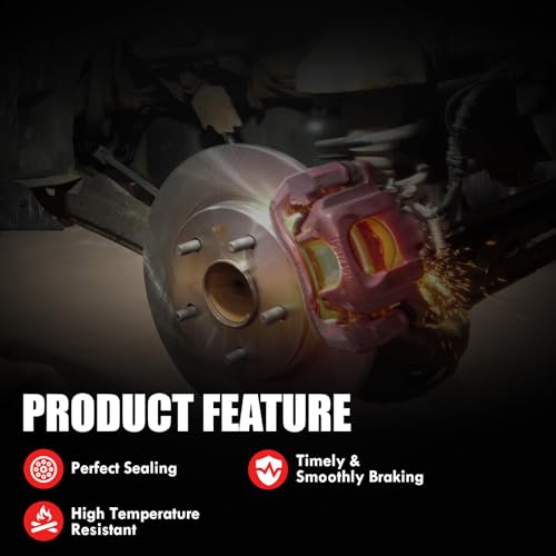2pc Rear Disc Brake Calipers Assembly Replaces 18B5081 18B5080 - size: 18B5081+18B5080