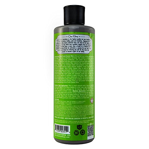 Chemical Guys, Slick Finish Cleaner Wax, Light Cleanser & Carnauba, 16 oz