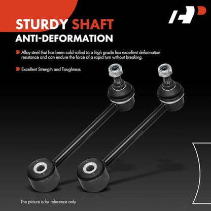 A-Premium Rear Sway Bar Link Stabilizer Bar Link, Compatible with Chevrolet