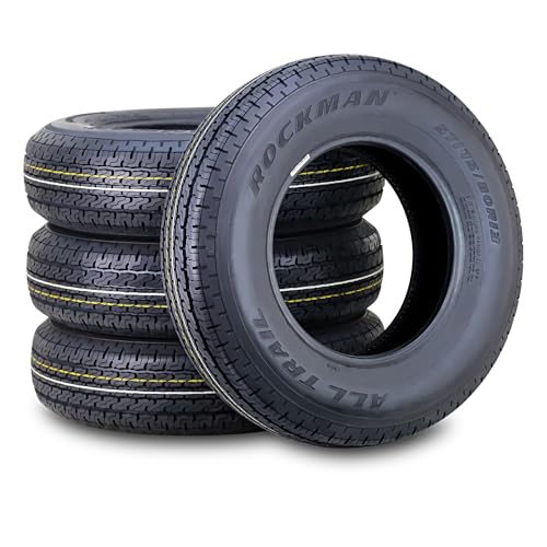 ROCKMAN Trailer Tire ST175/80R13 6-Ply Load Range C 91M Radial 11167, Set2 - size: ST175/80R13/6PR