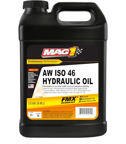 MAG 1 00462 AW ISO 46 Hydraulic Oil - 2.5 Gallon - size: 2.5 Gallon