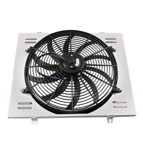 Shroud Fan For 68-74 Chevy Nova 75-87 El Camino 68-81 Pontiac - size: 3 Row Shroud Fan+Relay Kit