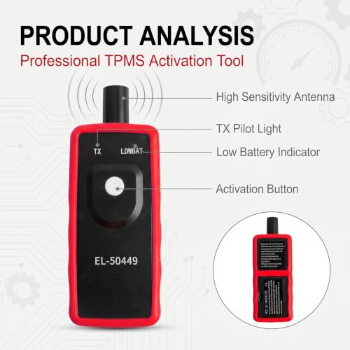 1 PC TPMS Reset Tool EL-50449 Red Programming Scanner