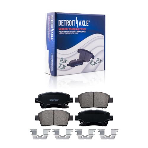 Detroit Axle - 6pc Front Brake Kit for 2012 2013 2014 2015 Scion iQ [Base] - size: 6PR63029/KIT