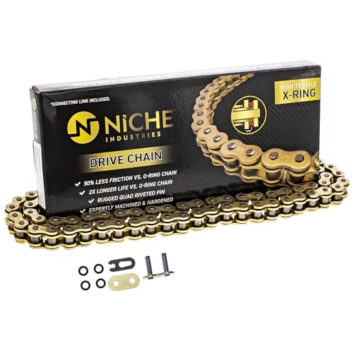 NICHE Drive Sprocket Chain Combo for Yamaha PW80 Y-Zinger Front 15 Rear 32 Tooth 420VM-X X-Ring 84 Links