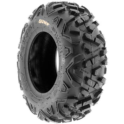 Pair of 2 SunF Power.II All-terrain ATV UTV Off Road Tires 22x10-9 22x10x9,6 PR Tubeless A051 - size: 22x10-9