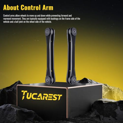 TUCAREST 2Pcs K660205 (Pair) Left Right Front Lower Control Arm Assembly Compatible With 1993 94 95 96 97 1998 Je-ep Grand Cherokee Driver Passenger Side Suspension - size: K660205 (93-98 Grand Cherokee,Front Lower)