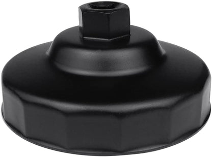 93mm 15 Flutes Oil Filter Wrench for Dodge Ram Cummins Oil Filters, Steel Oil Filter Socket Removal Tool for 5.9/6.7 Cummins Diesel