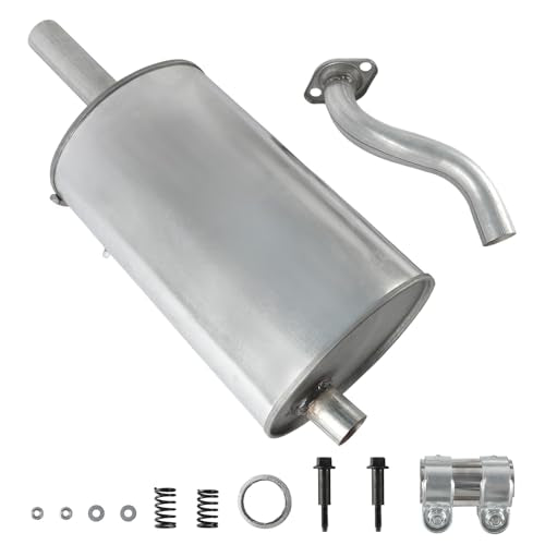 Quiet-Flow SS 54427 Direct Fit Exhaust Muffler Assembly 1.75" Inlet (OD) 2.25" Outlet (OD) Compatible with Honda CR-V 2002 2003 2004 2005 2006