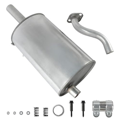 Quiet-Flow SS 54427 Direct Fit Exhaust Muffler Assembly 1.75" Inlet (OD) 2.25" Outlet (OD) Compatible with Honda CR-V 2002 2003 2004 2005 2006