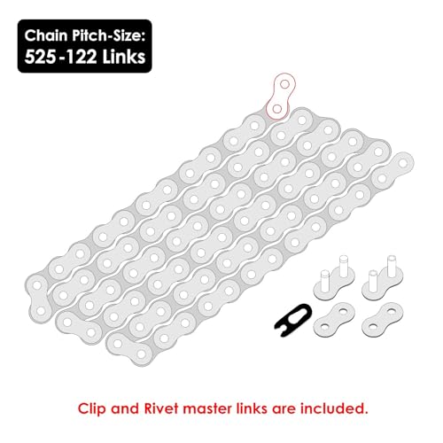 Replacement for Blue Drive Chain and Sprocket Kit for Honda VT750C Shadow Ace 750 1998-2003 Mod-C26C-58839