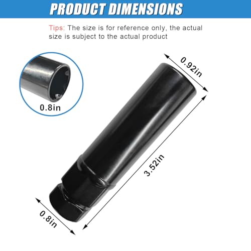 ZIMISI Large 7 Spline Lug Nut Socket (7 Spline) - size: 7 Spline
