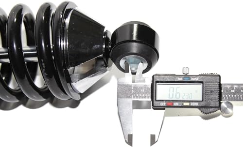 Rear Street Rod Coil Over Shock SET w/350 Pound Black Coated Springs - size: Spring Rate 350Pound