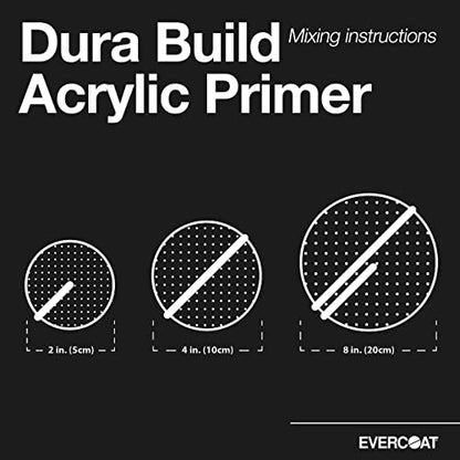 Evercoat Dura Build Acrylic Primer Surfacer for Body Filler, Putty, Fiberglass and More - 128 Fl Oz