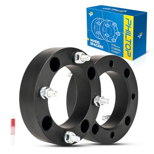 PHILTOP 4X137mm Lug-Centric ATV Wheel Spacers 1.5" for KVF360 Prairie 4x4 - color: Black, size: 4X137mm-110mm-M10x1.25-1.5"-2pcs