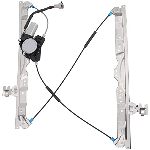 Obaee Window Regulator with Motor Front Left Driver Side, Replace 748-524 - size: Front Left Driver Side