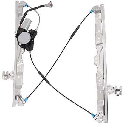 Obaee Window Regulator with Motor Front Left Driver Side, Replace 748-524 - size: Front Left Driver Side