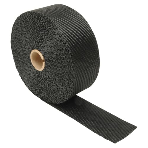 Design Engineering Titanium Exhaust Wrap 2" x 100' | Lava Rock Technology - color: Black, size: 2" x 100'