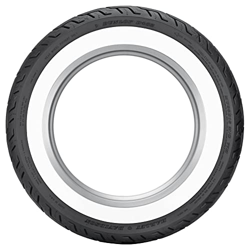 Dunlop D402 Rear Motorcycle Tire MU85B-16 (77H) Wide White Wall Compatible With Harley-Davidson Electra-Glide Ultra Classic FLHT/C/U/I 2004-2008