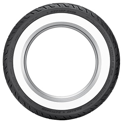 Dunlop D402 Rear Motorcycle Tire MU85B-16 (77H) Wide White Wall Compatible With Harley-Davidson Electra-Glide Ultra Classic FLHT/C/U/I 2004-2008
