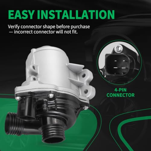Electric Engine Water Pump for BMW 135i 335i 535i 640i 740i X3 X4 X5 Z4 - size: 11517588885