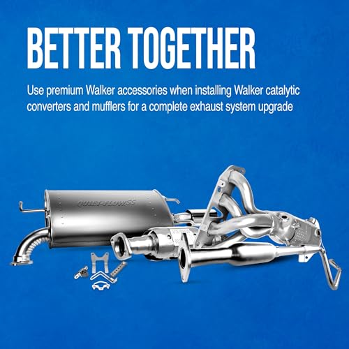 Walker 54755 Direct Fit Exhaust Resonator and Pipe Assembly 2.25" Outlet (OD) for Mercury Mariner
