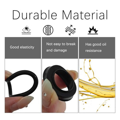 16PCS Hydraulic Jack Seal Kit with O Ring Seal,3 Ton Floor Jack Parts Kit