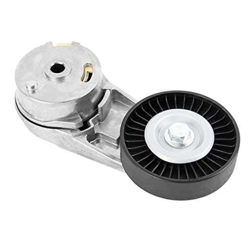 KAX 38177 Belt Tensioner Assembly with Pulley for Equinox, Malibu, Terrain, Cobalt, HHR, Verano, Ion, Cavalier, Vue, G6, Solstice, Classic, Aura, Sky, Regal, G5, L200, 9-3, LaCrosse, Alero, Sunfire - size: 38177
