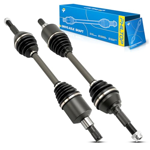 PHILTOP Front CV Axle Shaft Assembly for Chevrolet Trailblazer 2002-2009, GMC Envoy 2002-2009, Chevrolet Trailblazer EXT 2002-2006, GMC Envoy XL 2002-2006, 66-1345 CV Axle Shafts - size: 66-1345