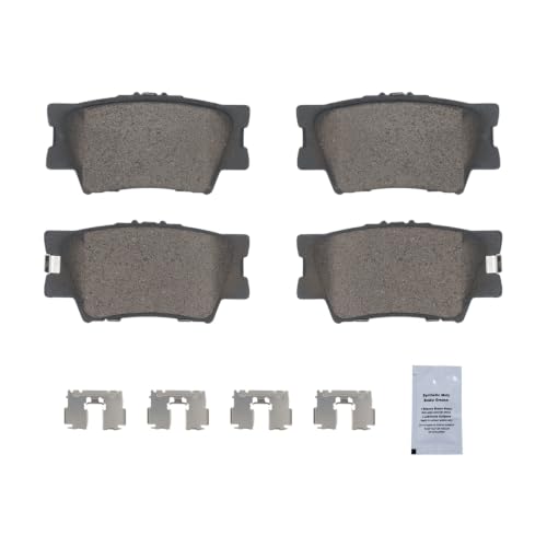 HUSCH Brake Kit Ceramic Brake Pads and Brake Rotors Fit for Toyota RAV4 - size: 31443+D1212