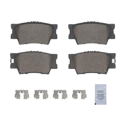HUSCH Brake Kit Ceramic Brake Pads and Brake Rotors Fit for Toyota RAV4 - size: 31443+D1212