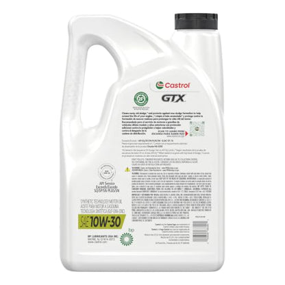Castrol GTX 10W-30 Conventional Motor Oil, 5 Quarts, Pack of 3 - size: 5 Quarts, Pack of 3