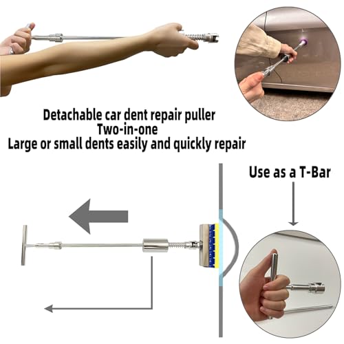 176pcs Paintless Car Dent Removal Kit,Bodywork Hail Damage Repair,Auto Body Dent Removal Tools,Dent Pulling Slide Puller, Dings Remover Tools Kit(176pcs M10 Slide Puller) - size: 176pcs(M10 Slide Puller)