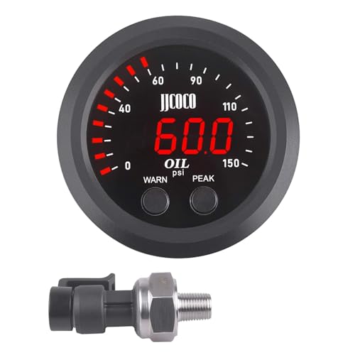 Universal Oil Pressure Gauge Kit 2-1/16" (52mm) 150 PS - color: Oil Pressure Gauge