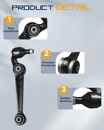 4Pc Control Arm Fit for Ford Fusion 2007-2012 Lincoln MKZ 2008-2011 - size: Fit for Fusion 07-12 4x Control Arm Kit (306)