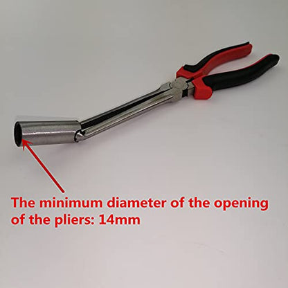 Car High Voltage Wire clamp Spark Plug Pliers Spark Plug Wire Removal Pliers High Voltage Cylinder Cable Removal Tool Silver