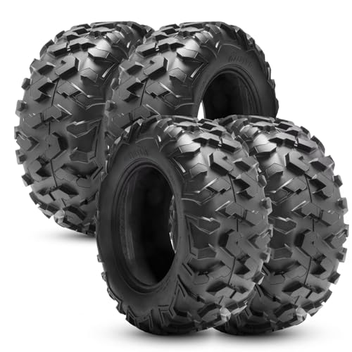 HALBERD ATV Tires, 25x8-12 & 25x10-12, 6PR All Terrain, Set of 4 - size: 25x8-12 & 25x10-12