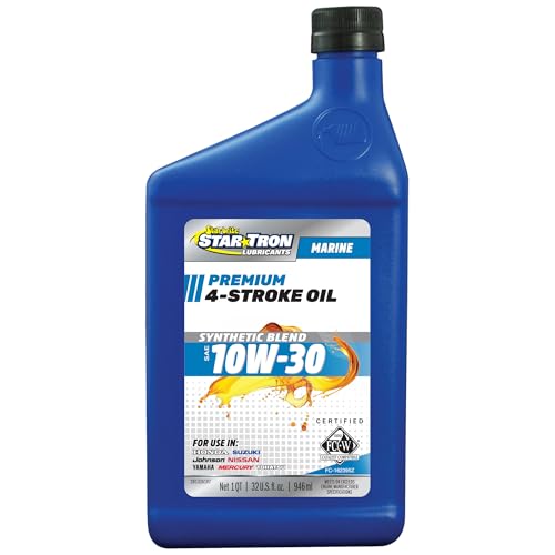 STAR BRITE Pro Star Super Premium Synthetic Blend 10W30 Marine Oil - size: 32 OZ, style: 10w-30