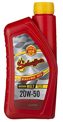 Schaeffer Manufacturing Co. 0191-012S Micron Moly Racing Engine Oil 20W-50, 1-Quart Bottle - size: 1 Quart