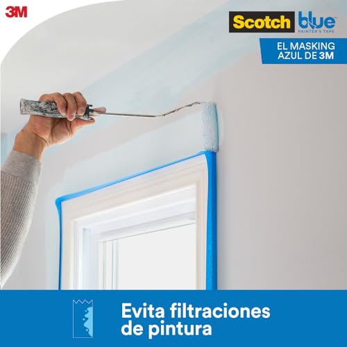 ScotchBlue Original Multi-Surface Painters Tape, 2 Inch Wide (1.88 in. x 60 Yds), 1 Roll Blue Paint Tape Protects Surfaces & Removes Easily, Masking Tape for Indoor and Outdoor Use (2090-48NC) - style: 1 roll