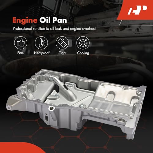 A-Premium 2.0L 2.2L 2.4L Engine Oil Pan Sump with Plug & Bolts - style: Complete Oil Pan Kit