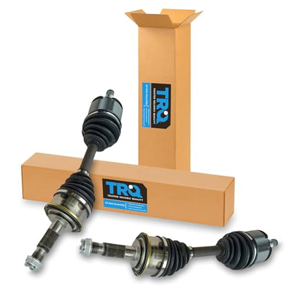 TRQ Front 2 Piece CV Axle Shaft Assembly Set - style: CSA82466