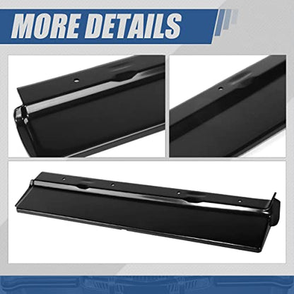 Auto Dynasty 11-Pieces Factory Style Front Rear Bumper Filler Panel Kit Compatible with Cadillac Eldorado 1979-1985, Bare Black
