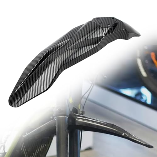 Front Fender Mudguard,Motorcycle Fender Protector Replacement for Talaria Sting MX3 MX4 EBike Motorbike Imitation Carbon Fiber - color: Front Fender, size: Carbon Fiber