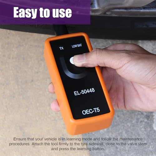Dickno TPMS Relearn Tool for Tire Sensor, EL-50448 Auto Programming Training Activation Reset Tool, OEC-T5 Tire Pressure Monitoring System Sensors Compatible with Enclave, Acadia, Traverse